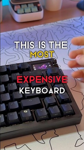 The Most Expensive Keyboard #mechanicalkeyboard #keyboard #gamingsetup #gaming #unboxing #expensive