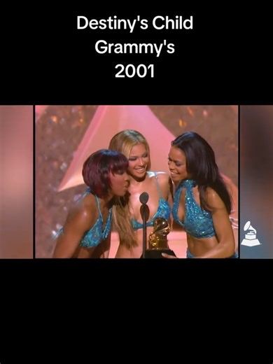 In 2001, Destiny's Child won their first Grammy 🏆 #destinyschild #fyp #viralvideo #music
