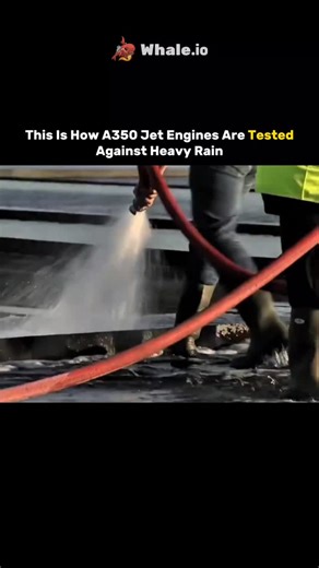 explain_with_science on Instagram: "Aircraft engines must remain safe even during heavy rain, storms, or wet runway takeoffs. Engineers run controlled water ingestion trials to ensure the A350’s engines can handle large volumes of water without flameout, damage, or loss of power. These tests confirm the engine’s airflow stability, drainage systems, and combustion reliability, keeping passengers safe in real-world weather conditions. . Via : airbus . All credit goes to the respective owner(s). I