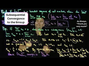 Subsequences Converging to Limsup and Liminf of a Sequence