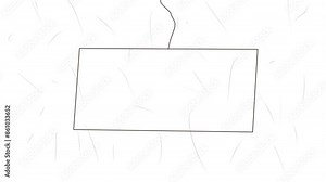 The frame jerks or shakes on a thin rope and against the background of hair.