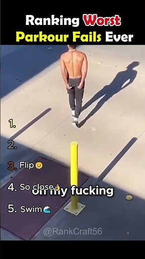 Ranking Worst Parkour Fails Ever