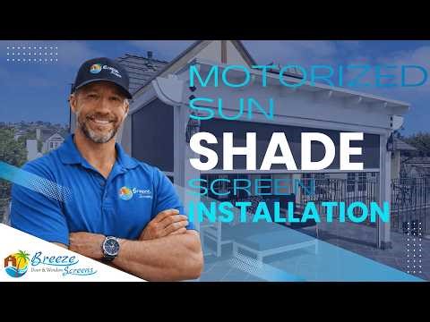 Motorized Shade for 3 sided Pergola by SunControl