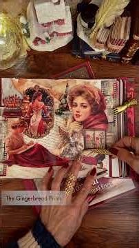 ASMR 🎞️No-Waste Junk Journal Magic: Film Strips from ✂️Leftover Scraps & Tea-Dyed Stickers