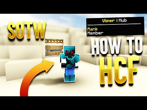 *REAL* How to HCF (No Rank, Keys, or Kits) #1 - SOTW | Minecraft HCF