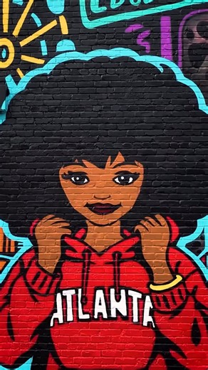 GAFOLLOWERS 🍑 on Instagram: "Atlanta’s story is being written on the walls. ❤️🎨 As part of Verizon’s Project Love Letter, local ATL artists brought new murals to Edgewood Ave & Baker St — turning the city into a living love letter to its culture, creativity, and community. From @TinyDoorsATL details to QR codes connecting you with volunteer opportunities with @HandsOnATL, these murals are more than art — they’re about showing up for the city. With the World Cup on the way, now is the time to u