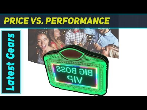 The Ultimate Multi-Language LED Text Presenter for Any Occasion!