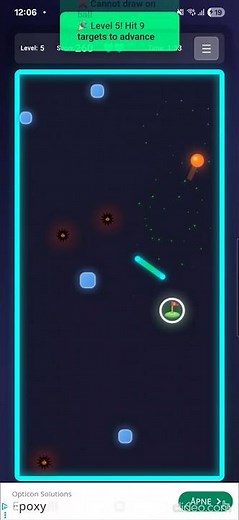 Bouncy Ball: Draw & Bounce Gameplay