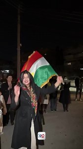 The Symbolism of Resilience in Western Kurdistan A powerful image has emerged from Qamishlo today. Female Kurdish fighters (Sharvan), weapons in hand, joined the civilian population in celebration, centered by the prominent display of the Kurdistan flag. Video: Kurdistan24, Haval Dilan | Kurdistan24 English