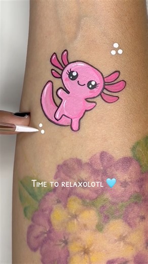 Axolotls are real and they are SO cute! 🥹🩵 | Carolina The Doodler