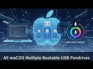 All Apple macOS Bootable USB 120GB | Install Any macOS Easily | All Version Support 🔥Multiple butab