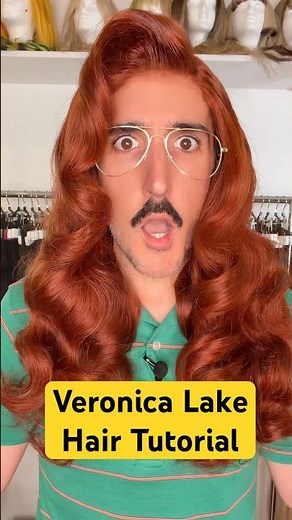 Veronica Lake Hair Tutorial #hairstylist #hairtutorial #hollywoodwaves #lacefrontwig #wig #hair