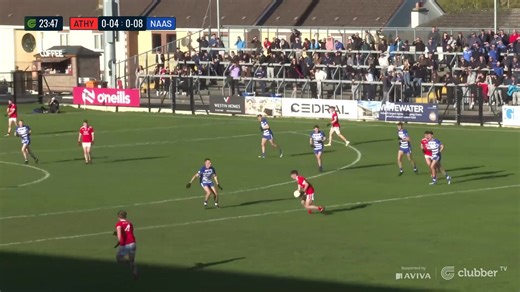 Barry Kelly got the goal that Athy needed just before half time 🥅 Has the makings of an exciting second half now 🫡 Watch the Kildare GAA SFC Final live now on #ClubberTV 📺 | Clubber