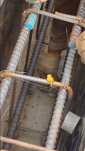 Concrete Block Work at Construction Site#buildingconstruction #shortvideo #constructionsite #welding
