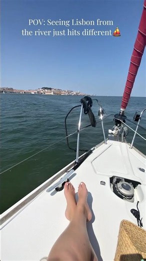 Seeing Lisbon From The River Hits Different! 🤩⛵️