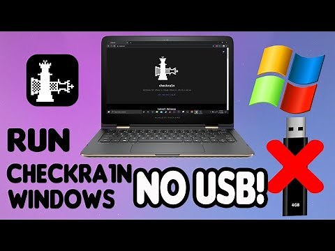 How to run Checkra1n directly on Window PC without using USB flash drive and Boot Option