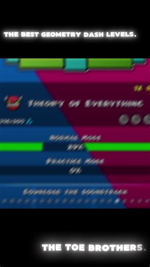 The best Geometry Dash levels. The ToE brothers.#gd #toe #toe2 #geometrydash #gdplayer