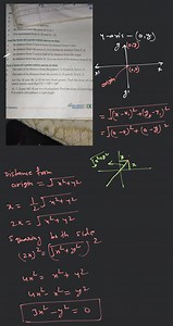 Find a locus of a point which moves so that,... | Filo