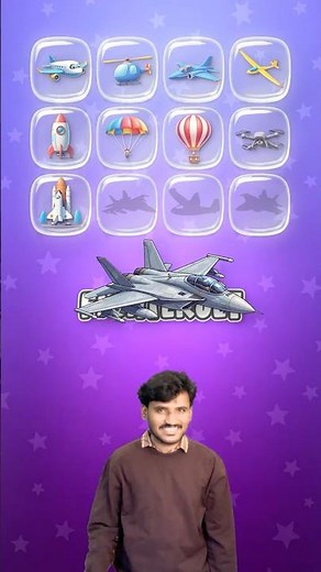 Learn Air Vehicles! 🚀 Airplane, Jet, Rocket | Learn with Cartoon Animation