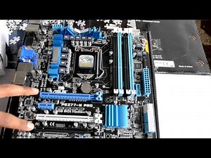 Unboxing ASUS P8Z77 - M PRO para Intel Core LGA 11