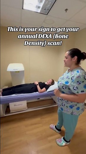 DEXA is an imaging exam that measures bone density (strength).