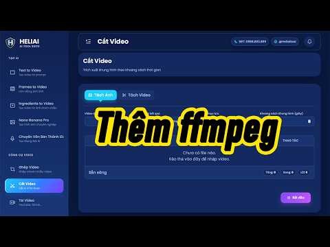 Thêm ffmpeg khi máy không tự động Update ffmpeg hoặc không muốn chờ lâu