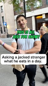 15M views · 232 reactions | Asking a jacked stranger in NYC what he does for his workouts & diet 綾. #nyc #workoutroutine #nycpersonaltrainer | Bodybymark | Facebook