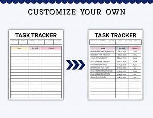 Editable To-do List Template | Daily, Weekly & Monthly Task Planner | Printable Productivity Tracker | Instant Digital Download (PDF - PNG) - Etsy UK