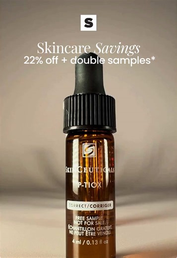 Enjoy 22% off selected skincare for a limited time, plus double samples on orders over €75*. Choose from a variety of samples and personalise your order to suit your skin 🤍 Use code VIP at checkout ✨ Shop now at SkinShop.ie #SkinShop