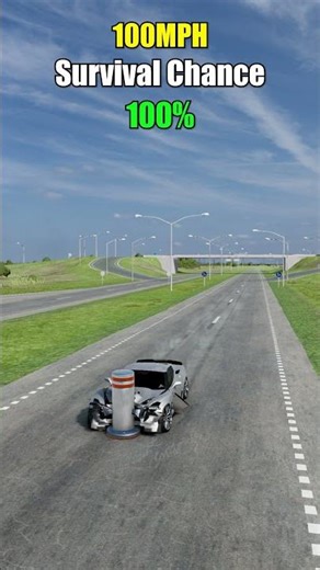 Crash Test Simulation Chevrolet Corvette C7 at Different Speeds | Sports Car Impact Test