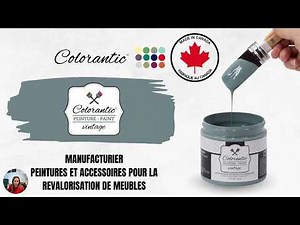 Colorantic - Peinture à la craie pour meubles DIY fabriqué à Victoriaville, QC, Canada - FR