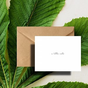 Simple Note Card Pack With Envelopes - Etsy