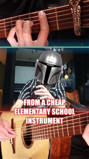 THE MANDALORIAN began with a $20 instrument?! #themandalorianandgrogu #guitar