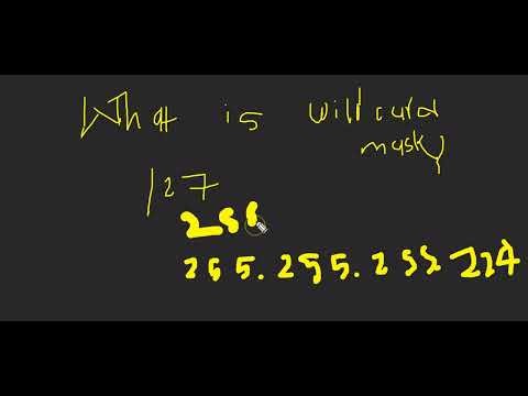wildcardmask in ospf