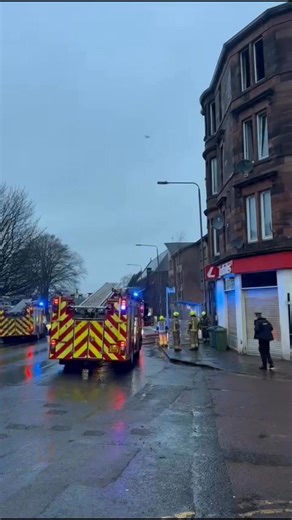 Fire crews have been tackling a fire in Glasgow’s Balmore Road. Live updates, link in our bio/comments. | Glasgow Crime