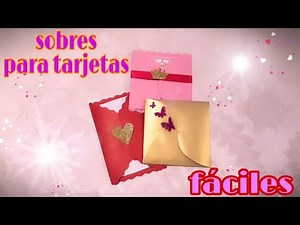 Sobres para tarjetas