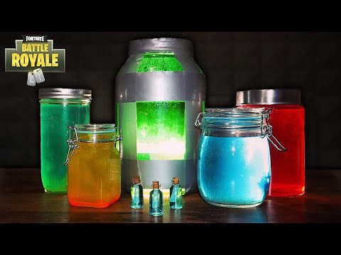 HOW TO MAKE FORTNITE ITEMS IN REAL LIFE! | DIY FORNITE POTIONS (SLURP POTION, CHUG JUG AND MORE!)