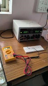 Ohm's Law Experiment using 1k ohm Resistor