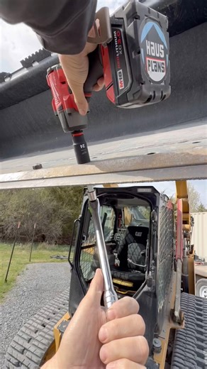 Installing Teeth On A CAT Skid Steer Bucket