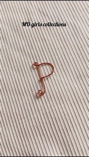 Wire alphabet letter P making tutorial/How to make a wire alphabet #alphabet #gaugewire #wireworks