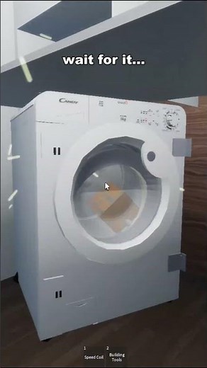 CANDY Destroying Itself Unbalanced Spin Service Mode #shortsvideo #washers #roblox