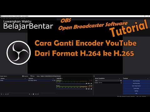 How to Change Youtube Encoder from H.264 to HEVC (H.265) in OBS Studio (Audio Remake)