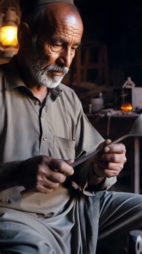 Blacksmith makes a spoon 🥄