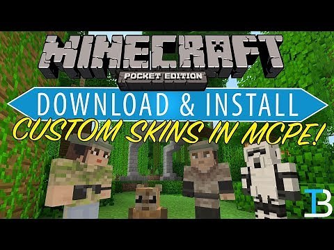 How To Download & Install Custom Skins in Minecraft PE (Get Custom MCPE Skins)
