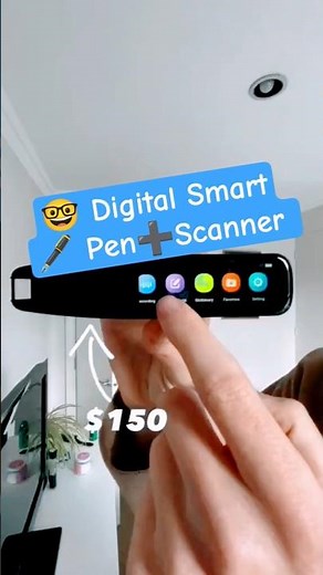 Digital Smart Pen Scanner — Scan book lines to mobile fast