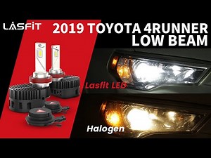 2019 Toyota 4Runner Custom Low Beam Install & Review | Lasfit LED Bulb