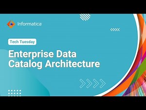 Enterprise Data Catalog Architecture