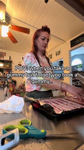 Relatable Garden Moments: The Struggle to Cook Bacon