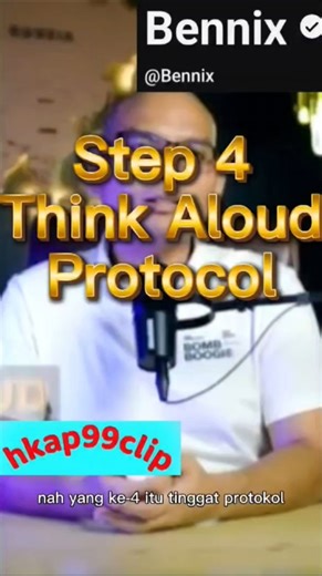 Step 4. Think Aloud Protocol. #bennixclipper2025 #bennix @bennix