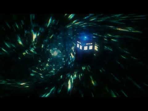 The 13th Doctor's TARDIS on the Time Vortex CGI